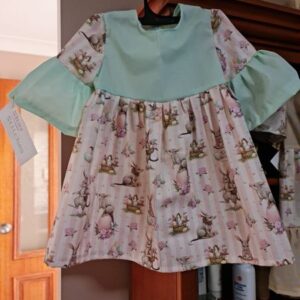 Mint Green and Pink Dress with Bilby's and Matching Pants
