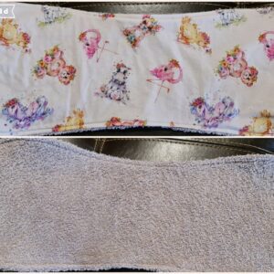 Flamingos, Hippos, Bears, Ducks, Unicorns Cloth & Puppy with Grey Toweling