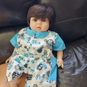 Turtles with Blue Trimming Babies Romper