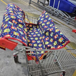 Quilted Colourful Owls Trolley Cover